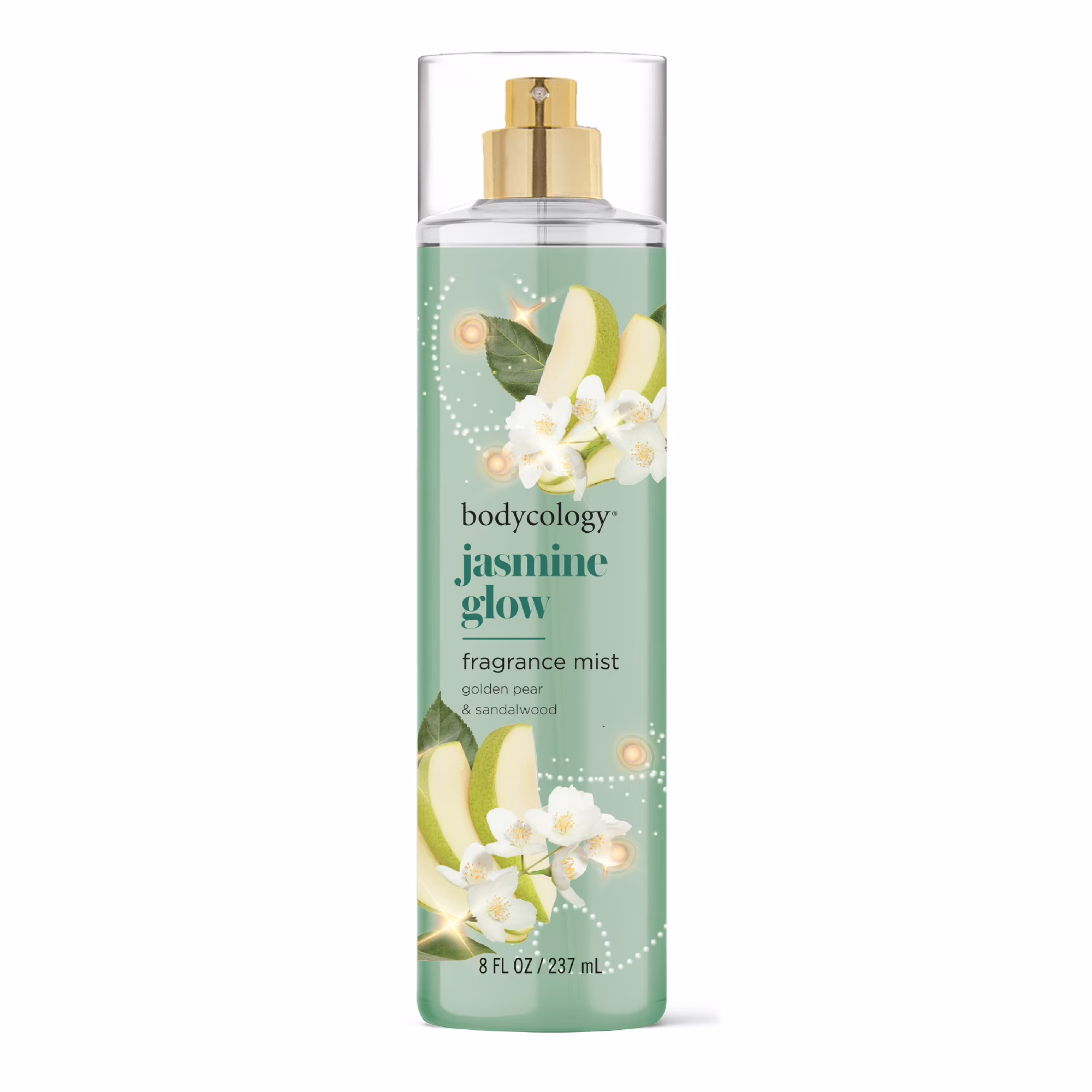 Bodycology Long-Lasting Fragrance Body Mist, Jasmine Glow, 8 fl oz